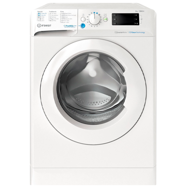 Стиральная машина Indesit BWE 81295X WV EE 8 кг / 1200 об/мин / Белый photo 1