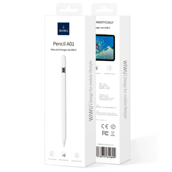 Стилус WIWU A01 White photo 6