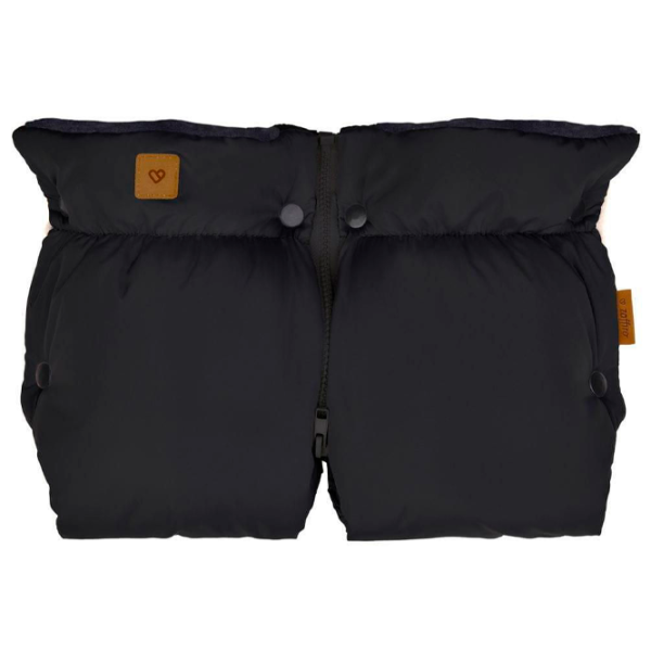 Mănuși pentru cărucior Zaffiro Plush Poliester, Lână/ Black photo 1