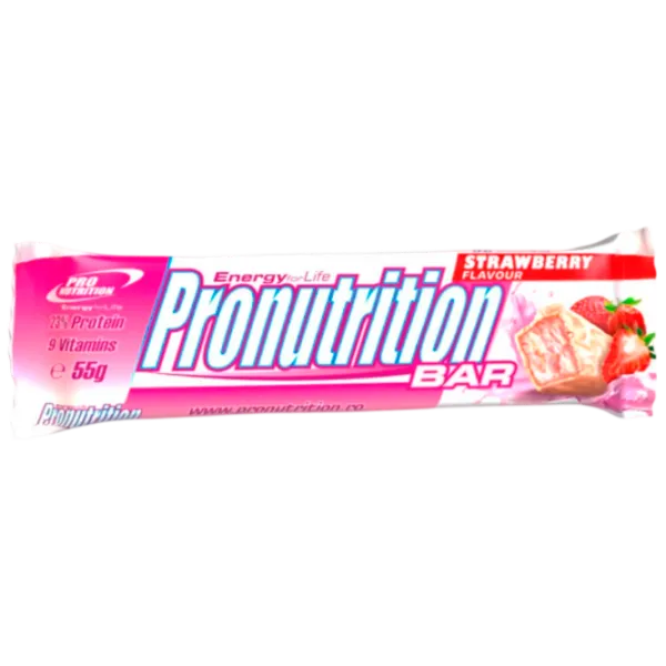 Batoane proteice Pro Nutrition Bar Сăpșuni (pn0154) 55 g photo 1 Batoane proteice Pro Nutrition Bar Сăpșuni (pn0154) 55 g photo 1