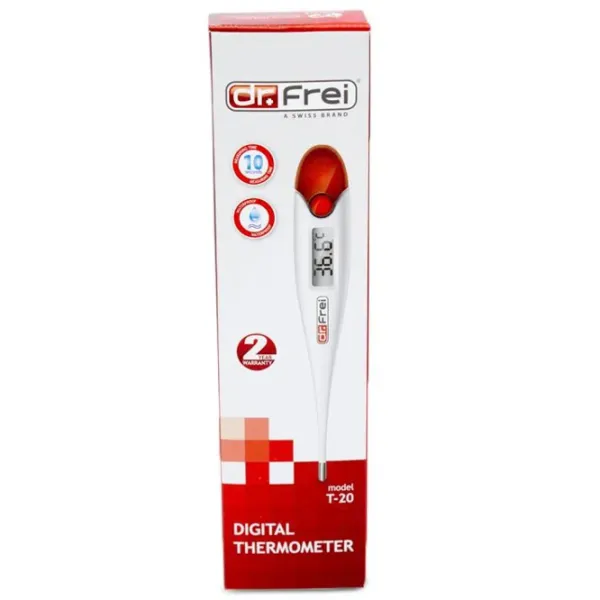 Termometru Digital Dr.Frei T-20 Pentru corp/ °C/ White photo 2