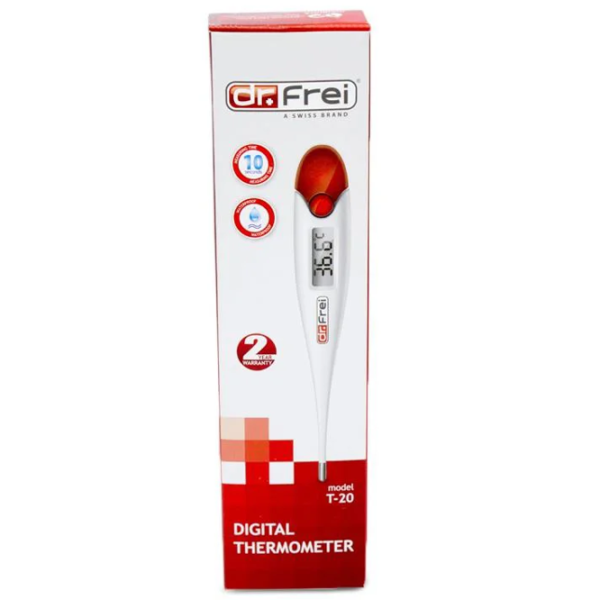 Termometru Digital Dr.Frei T-20 Pentru corp/ °C/ White photo 2