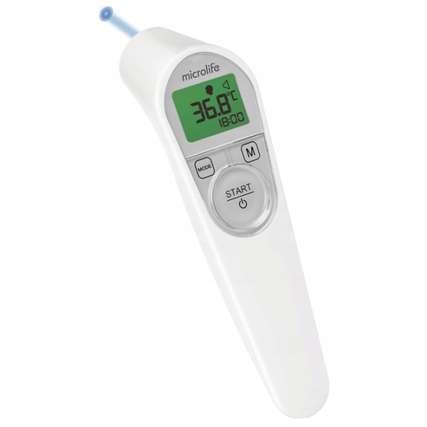 Termometru Infraroșu Microlife NC200 Pentru temperatura apei/ °F/ White photo 1
