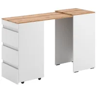 Masă de birou Mobicasa Molli Ewok PAL/ White