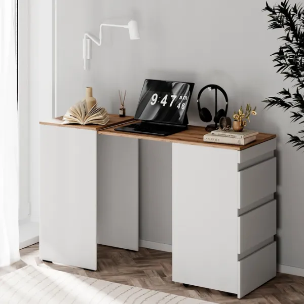 Офисный стол Mobicasa Molli Ewok ДСП/ White photo 3 Офисный стол Mobicasa Molli Ewok ДСП/ White photo 3