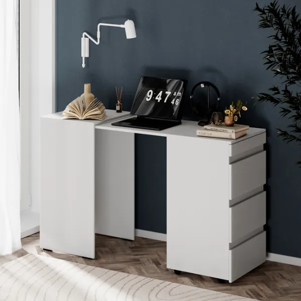 Офисный стол Mobicasa Molli ДСП/ White photo 3 Офисный стол Mobicasa Molli ДСП/ White photo 3
