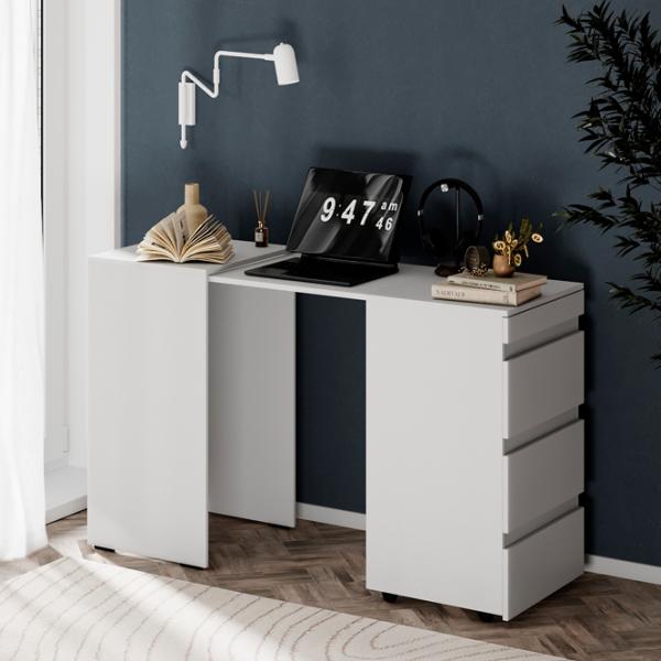 Офисный стол Mobicasa Molli ДСП/ White photo 3 Офисный стол Mobicasa Molli ДСП/ White photo 3