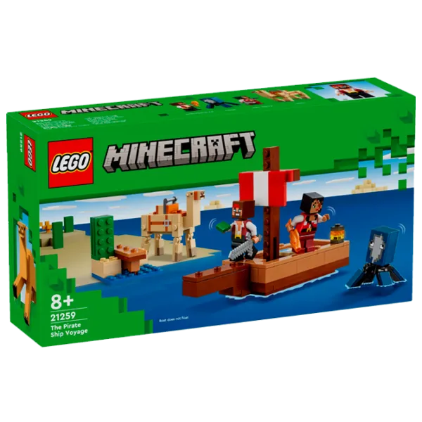 Constructor LEGO The Pirate Ship Voyage Navă/ Multicolor photo 1