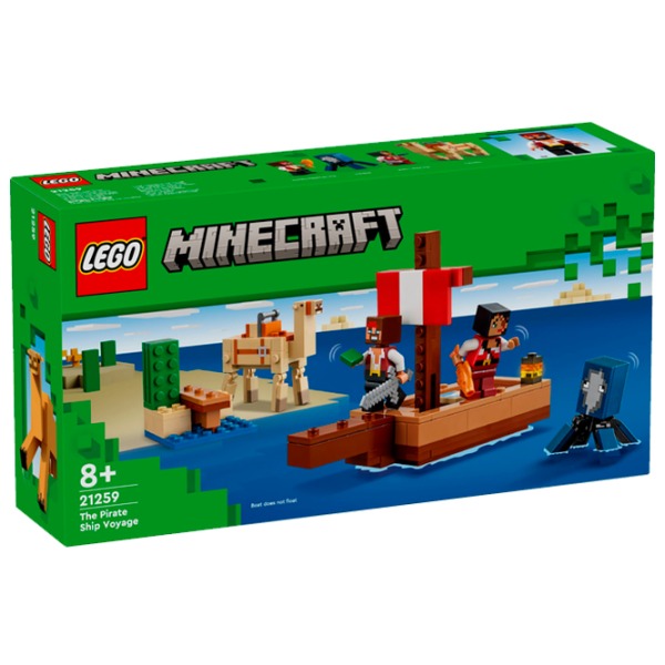 Constructor LEGO The Pirate Ship Voyage Navă/ Multicolor photo 1