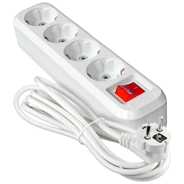 Удлинитель Hoteche 450001 1.4 м White photo 1