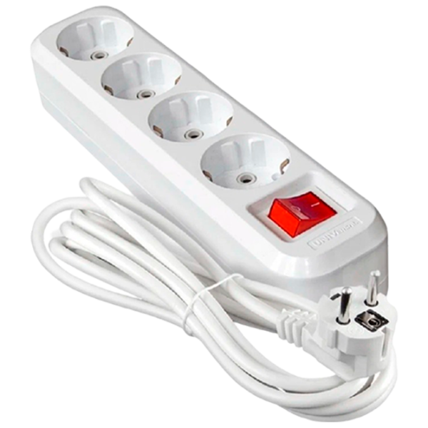 Удлинитель Hoteche 450001 1.4 м White photo 1