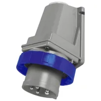 Fișă fixă Scame 245.3293 200 - 250 V/ Type DIN/ Gray