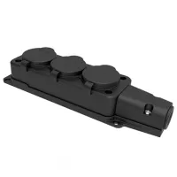 Розетка Rexant 111-113 250 В/ Type-F/ Black