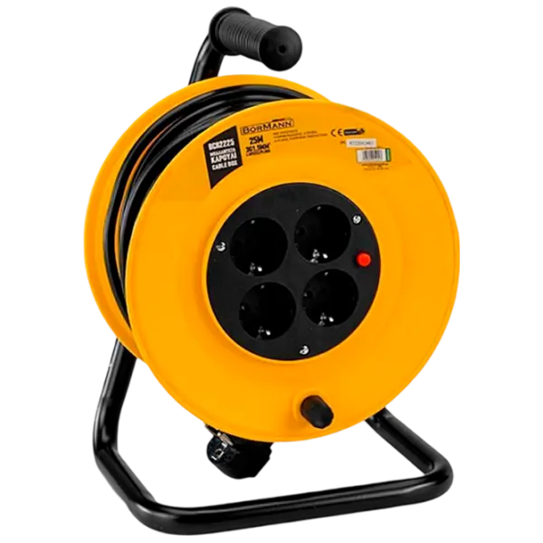 Prelungitor pe tambur Bormann BCR2225 25 m Yellow photo 1