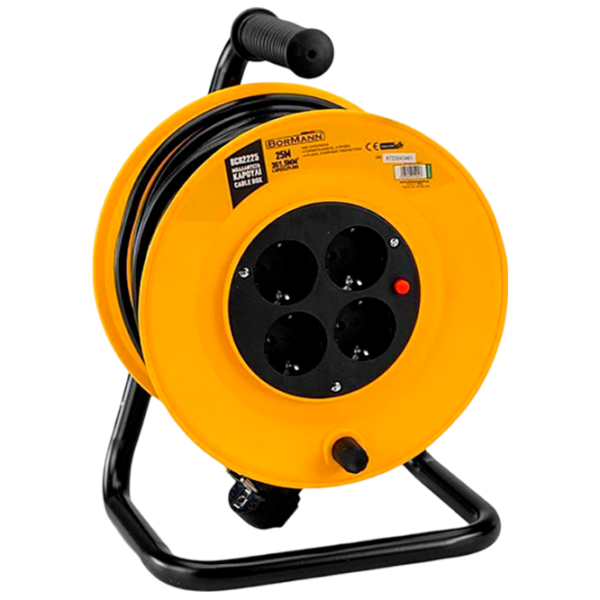 Prelungitor pe tambur Bormann BCR2225 25 m Yellow photo 1