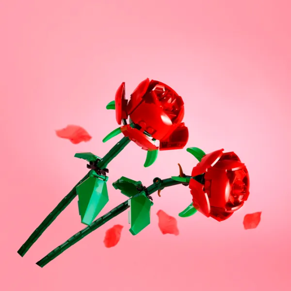Constructor LEGO Roses Flori/ Multicolor photo 8