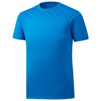 Tricou pentru bărbați Mizuno Solarcut cool tee 100% poliester/ Blue