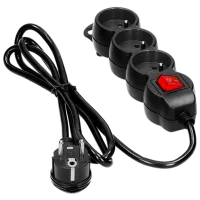 Prelungitor ORNO ORAE13146GSB15M 1.5 m Black