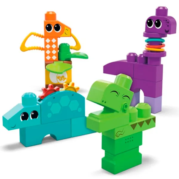 Конструктор Fisher Price Squeak'n Chomp Dinos Динозавр/ Разноцветный photo 2
