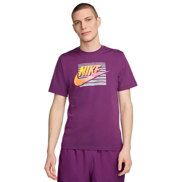 Tricou pentru bărbați Nike M Nsw Tee 6Mo Futura 100% bumbac/ Purple photo 1