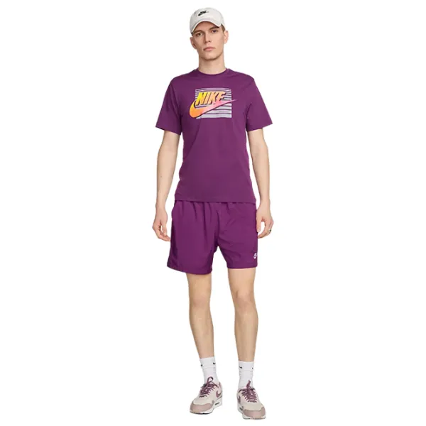 Tricou pentru bărbați Nike M Nsw Tee 6Mo Futura 100% bumbac/ Purple photo 3