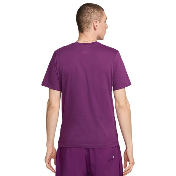 Футболка для мужчин Nike M Nsw Tee 6Mo Futura 100% хлопок/ Пурпурный photo 3