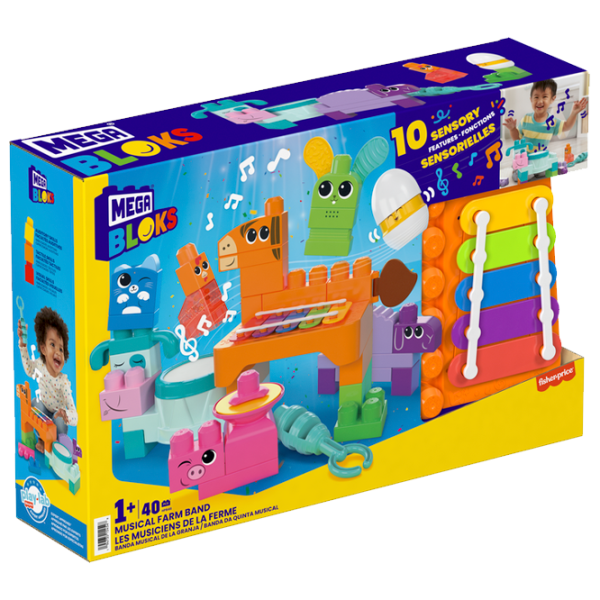 Конструктор Fisher Price Musical farm band Животные/ Разноцветный photo 1