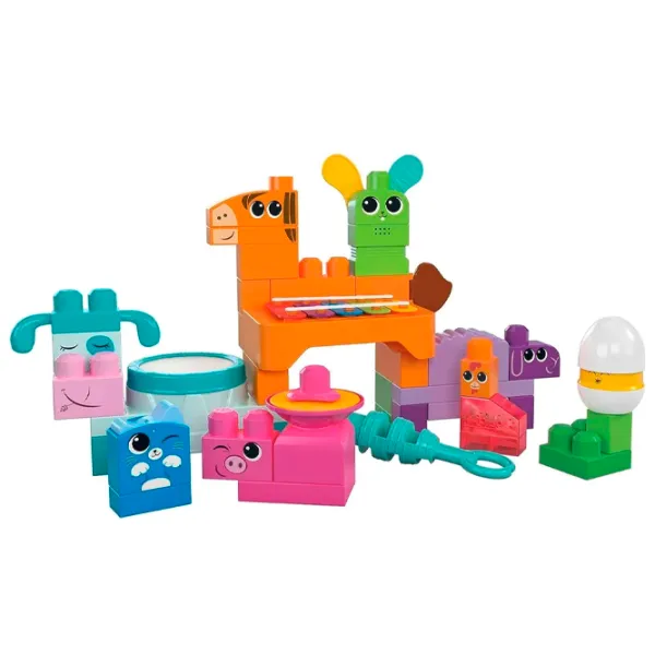 Конструктор Fisher Price Musical farm band Животные/ Разноцветный photo 3