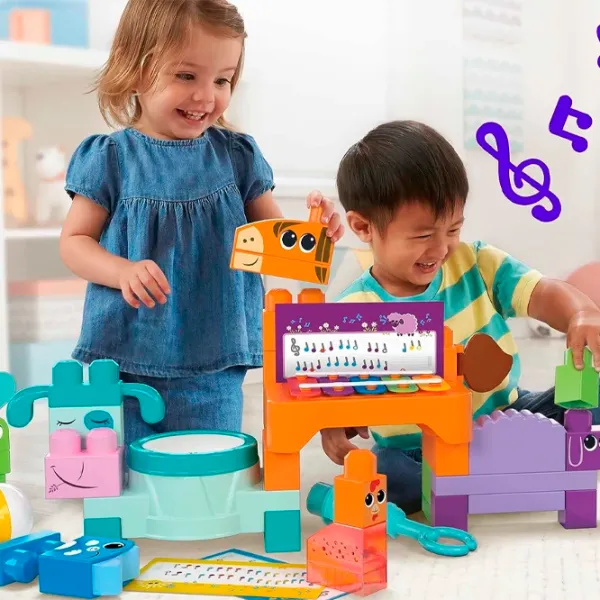 Конструктор Fisher Price Musical farm band Животные/ Разноцветный photo 5