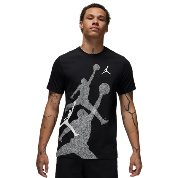 Tricou pentru bărbați Nike M Jordan Brand Ss Hbr Crew 100% bumbac/ Black photo 1
