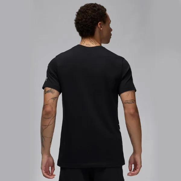 Tricou pentru bărbați Nike M Jordan Brand Ss Hbr Crew 100% bumbac/ Black photo 2