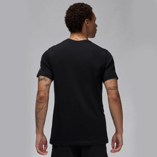 Tricou pentru bărbați Nike M Jordan Brand Ss Hbr Crew 100% bumbac/ Black photo 2