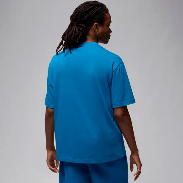 Футболка для мужчин Nike M Jordan Brand Sneaker Patch Ss Crew 100% хлопок/ Blue photo 3