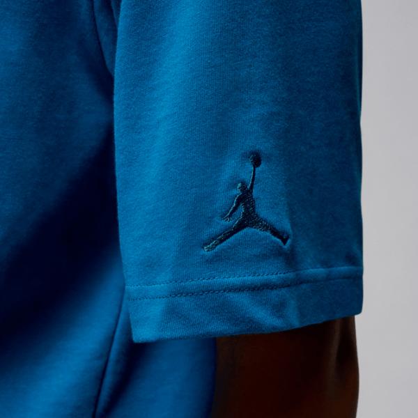 Tricou pentru bărbați Nike M Jordan Brand Sneaker Patch Ss Crew 100% bumbac/ Blue photo 3