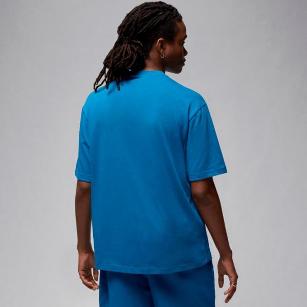 Футболка для мужчин Nike M Jordan Brand Sneaker Patch Ss Crew 100% хлопок/ Blue photo 2