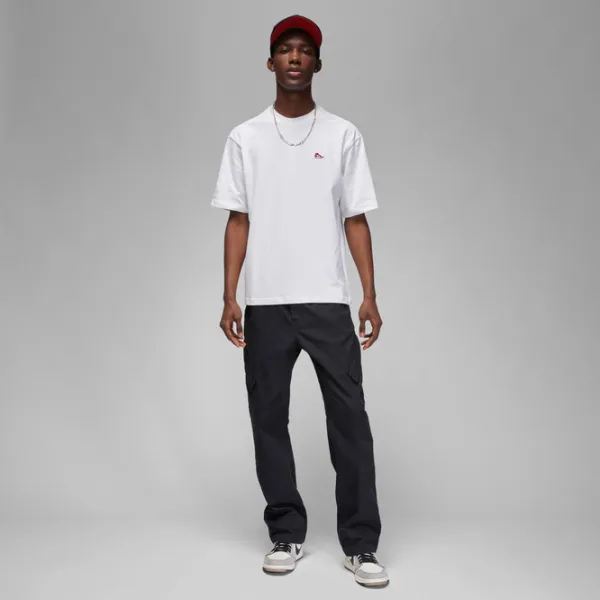 Футболка для мужчин Nike M Jordan Brand Sneaker Patch Ss Crew 100% хлопок/ White photo 5