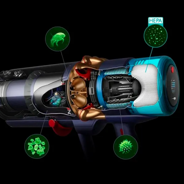 Вертикальный пылесос Dyson Gen5 Absolute 280 Вт/ Медный Midnight Blue photo 8