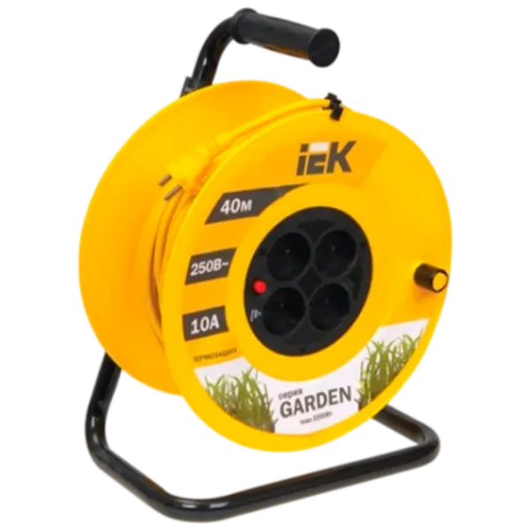 Prelungitor pe tambur IEK UK40 40 m Yellow photo 1