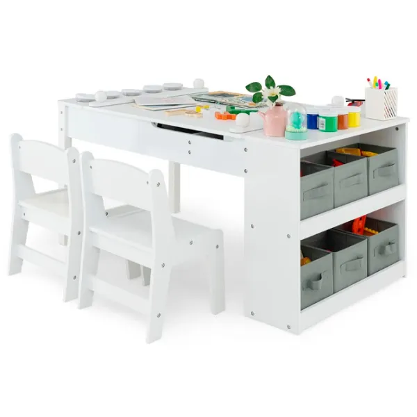 Set de mobilă pentru copii Costway HY10243WH  / unisex photo 2