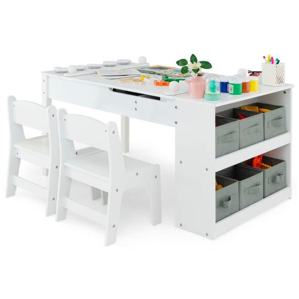 Set de mobilă pentru copii Costway HY10243WH  / unisex photo 2