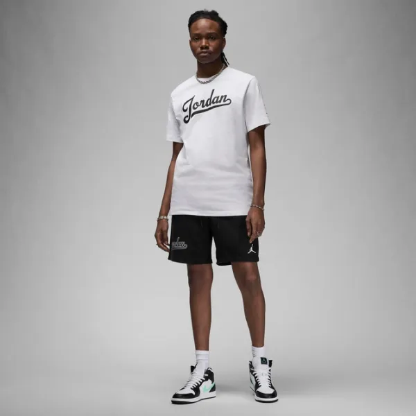 Tricou pentru bărbați Nike M Jordan Flight MVP Ss Crew 100% bumbac/ White photo 3