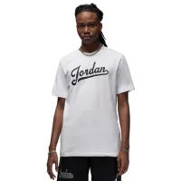 Tricou pentru bărbați Nike M Jordan Flight MVP Ss Crew 100% bumbac/ White