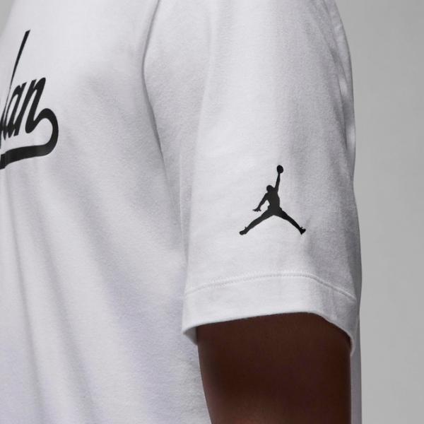 Футболка для мужчин Nike M Jordan Flight MVP Ss Crew 100% хлопок/ White photo 5