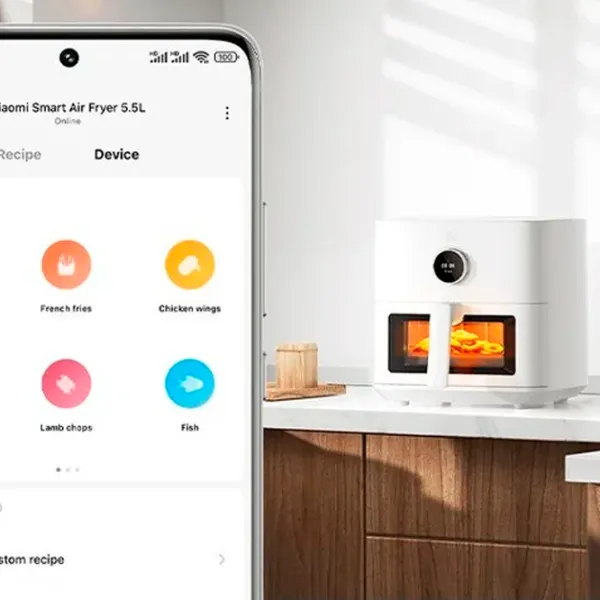Мульти-печь фритюрница Xiaomi Mi Smart BHR8238EU 1600 Вт/ White photo 8