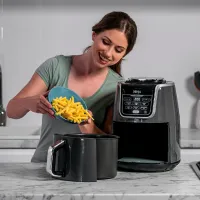 Мульти-печь фритюрница Ninja AF160EU 1750 Вт/ Серый photo 6