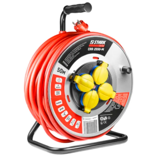 Prelungitor pe tambur Stark CRR 2550-M 50 m Red photo 4