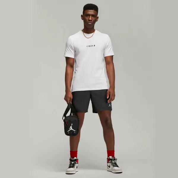 Tricou pentru bărbați Nike M Jordan Emb Jordan Air Crew 100% bumbac/ White photo 3