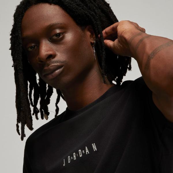 Tricou pentru bărbați Nike M Jordan Emb Jordan Air Crew 100% bumbac/ Black photo 4