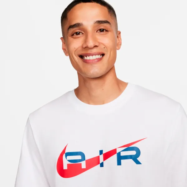 Tricou pentru bărbați Nike M Nsw Sw Air Graphic Tee 100% bumbac/ White photo 4