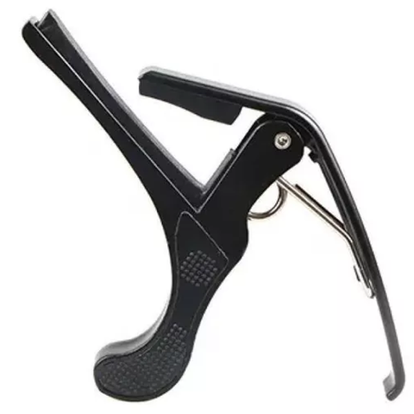 Capodastru pentru chitară Hebikuo BDJ-001 BK Black/ Cauciuc photo 2